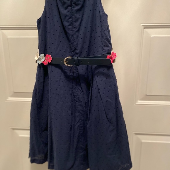 Little Girls Dress Size 10/Navy Blue NEW - Picture 5 of 13